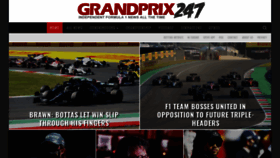 What Grandprix247.com website looked like in 2020 (3 years ago)