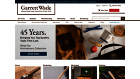 What Garrettwade.com website looked like in 2020 (3 years ago)