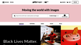 What Gettyimages.dk website looked like in 2020 (3 years ago)