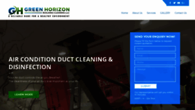 What Greenhorizon.ae website looked like in 2020 (3 years ago)