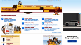 What Geizkragen.de website looked like in 2020 (5 years ago)
