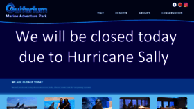 What Gulfarium.com website looked like in 2020 (3 years ago)
