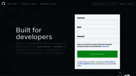 What Github.com website looked like in 2020 (3 years ago)
