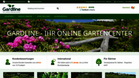 What Gardline.de website looked like in 2020 (3 years ago)