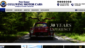 What Gullwingmotorcars.com website looked like in 2020 (3 years ago)