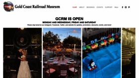 What Goldcoastrailroadmuseum.org website looked like in 2020 (3 years ago)