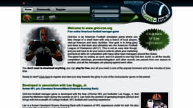 What Grid-iron2.org website looked like in 2020 (3 years ago)