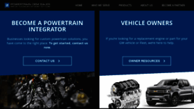 What Gmpowertrain.com website looked like in 2020 (3 years ago)