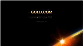 What Gold.com website looked like in 2020 (3 years ago)