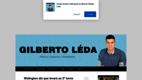 What Gilbertoleda.com.br website looked like in 2020 (3 years ago)