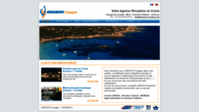 What Giraschi-voyages.com website looked like in 2020 (3 years ago)