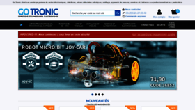 What Gotronic.fr website looked like in 2020 (3 years ago)