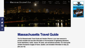 What Go-massachusetts.com website looked like in 2020 (3 years ago)