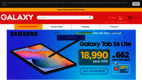 What Galaxy.mu website looked like in 2020 (3 years ago)
