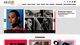 What Grazia.co.in website looked like in 2020 (3 years ago)