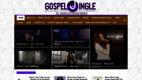 What Gospeljingle.com website looked like in 2020 (3 years ago)