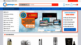 What Gianhangvn.com website looked like in 2020 (3 years ago)