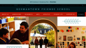 What Germantownfriends.org website looked like in 2020 (3 years ago)