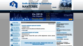What Greffe-tc-nanterre.fr website looked like in 2020 (3 years ago)