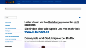 What Geduldspiel.de website looked like in 2020 (3 years ago)