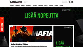 What Gamereactor.fi website looked like in 2020 (3 years ago)