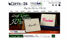 What Giftsin24.com website looked like in 2020 (3 years ago)