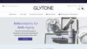 What Glytone-usa.com website looked like in 2020 (3 years ago)