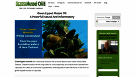 What Green-lipped-mussel-oil.com website looked like in 2020 (3 years ago)