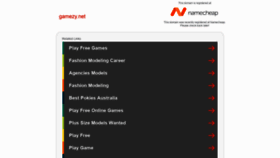 What Gamezy.net website looked like in 2020 (3 years ago)