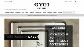 What Gygi.com website looked like in 2020 (3 years ago)