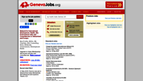 What Genevajobs.org website looked like in 2020 (3 years ago)
