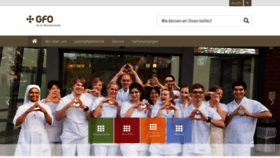 What Gfo-online.de website looked like in 2020 (3 years ago)