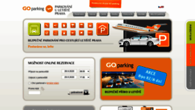 What Goparking.cz website looked like in 2020 (3 years ago)