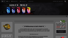 What Golisworld.de website looked like in 2020 (3 years ago)