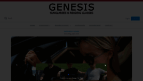 What Genesissunglasses.com website looked like in 2020 (3 years ago)