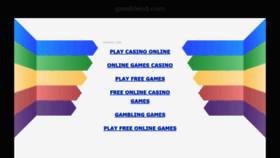 What Gamblebd.com website looked like in 2020 (3 years ago)