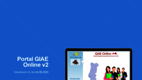 What Giae.pt website looked like in 2020 (3 years ago)