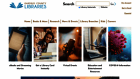What Garfieldlibraries.org website looked like in 2020 (3 years ago)