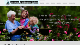 What Grandparentsrightsofwashingtonstate.org website looked like in 2020 (3 years ago)