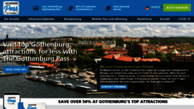 What Gothenburgpass.de website looked like in 2020 (3 years ago)