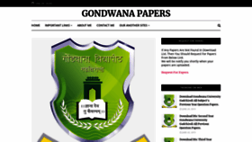 What Gondwana-papers.blogspot.com website looked like in 2020 (3 years ago)