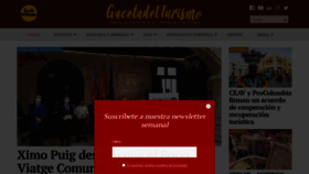 What Gacetadelturismo.com website looked like in 2020 (3 years ago)