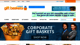 What Giftbasketswindsor.com website looked like in 2020 (3 years ago)