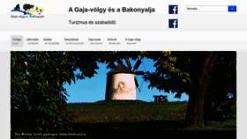 What Gajavolgy.hu website looked like in 2020 (3 years ago)