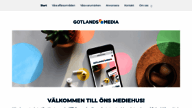 What Gotlandsmedia.se website looked like in 2020 (3 years ago)