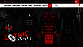 What Gothicattitude.com website looked like in 2020 (3 years ago)