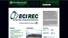 What Growbuchanan.com website looked like in 2020 (3 years ago)