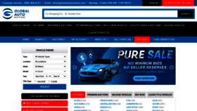 What Globalautoauctions.com website looked like in 2020 (3 years ago)