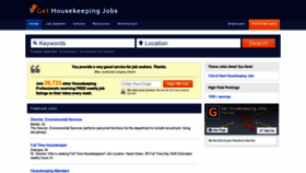 What Gethousekeepingjobs.com website looked like in 2020 (3 years ago)