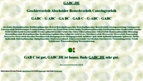 What Gabc.de website looked like in 2020 (3 years ago)